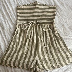 American eagle striped romper